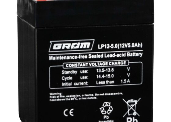 Ogłoszenie - Akumulator żelowy  12V 5Ah LP12-5.0 Grom - Gdańsk - 49,00 zł