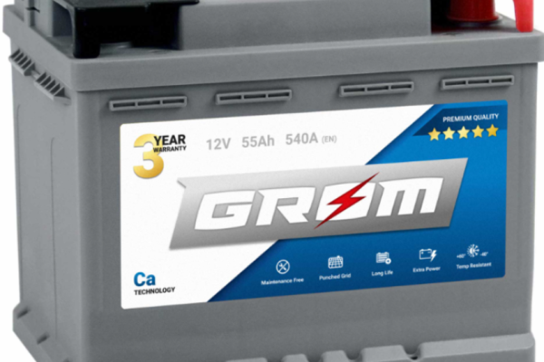 Ogłoszenie - Akumulator 55Ah 540A Grom Premium - 350,00 zł