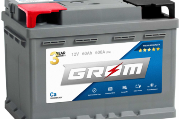 Ogłoszenie - Akumulator 60Ah 600A En Grom Premium Dtr Lewy Plus - 370,00 zł