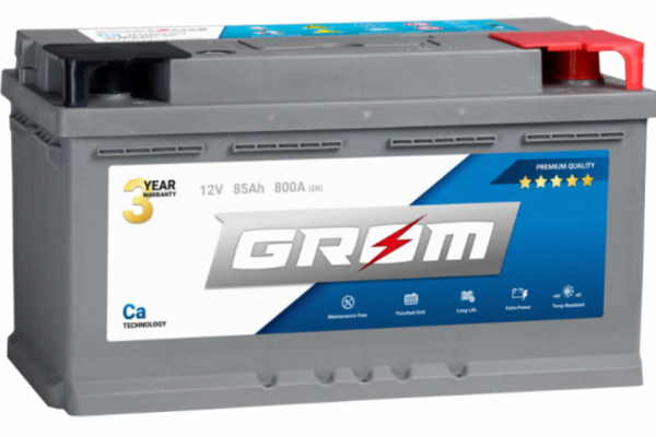 Ogłoszenie - Akumulator 85Ah 800A EN Grom Premium Dtr niski - 490,00 zł
