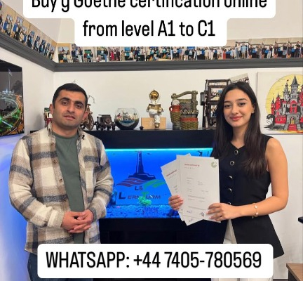 Ogłoszenie - Buy 100% Registered Goethe Zertifikat C1 in Germany - Bydgoszcz - 3 000,00 zł