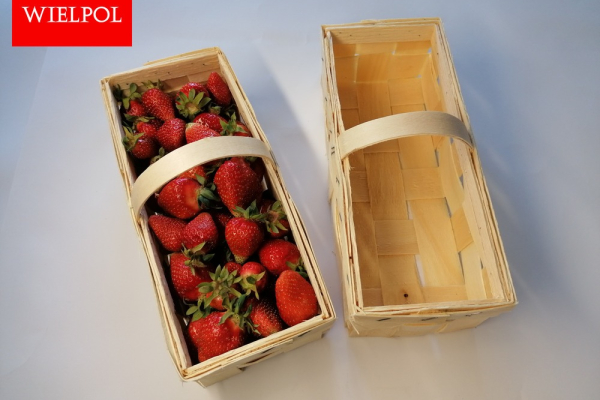 Ogłoszenie - Drewniane łubianki do truskawek. Opakowania do truskawek. 1 KG - Poznań - 2,30 zł