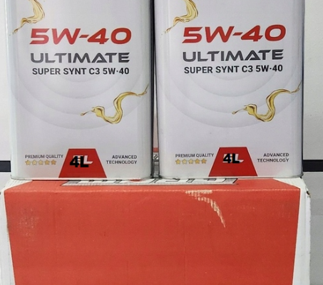Ogłoszenie - Olej syntetyczny 5W-40 GROM Ultimate Super Synt C3 / 4L - 109,00 zł