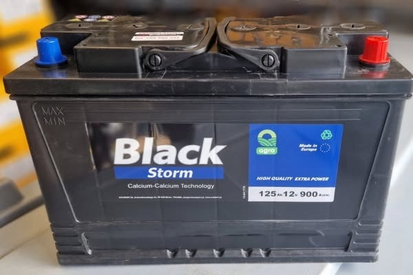 Ogłoszenie - Akumulator 125Ah 900A Black Storm - Zachodniopomorskie - 420,00 zł