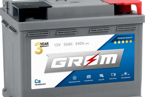 Ogłoszenie - Akumulator 55Ah 540A Grom - Luboń - 350,00 zł