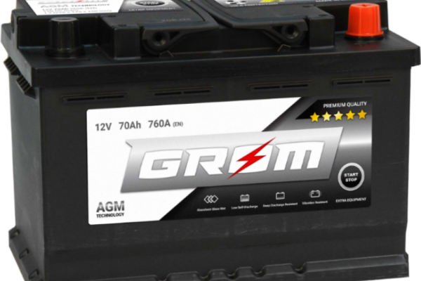 Ogłoszenie - Akumulator 70Ah 760A Grom Agm Start&Stop Prawy Plus - 660,00 zł