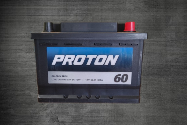 Ogłoszenie - Akumulator PROTON 60Ah 480A EN PRAWY PLUS wysoki - Łódź - 199,00 zł