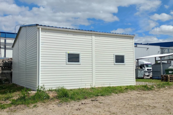 Ogłoszenie - Garaż blaszany/Hala dwuspadowy 9x6m Biały RAL PREMIUM - Kalisz - 34 300,00 zł