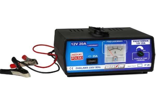 Ogłoszenie - Prostownik GROM 12V 20A z regulacją ładowania - 290,00 zł