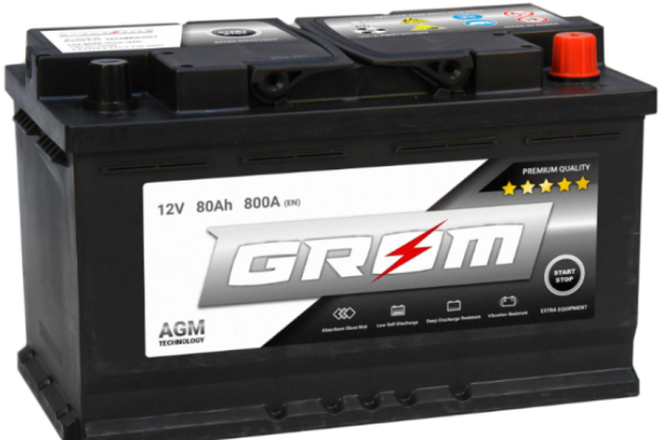Ogłoszenie - Akumulator 80Ah 800A Grom Agm Start&Stop Prawy Plus - 730,00 zł