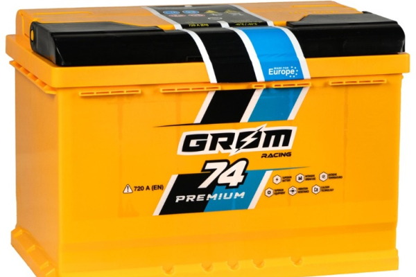 Ogłoszenie - Akumulator 74Ah 720A Grom Racing niski/wysoki - 440,00 zł