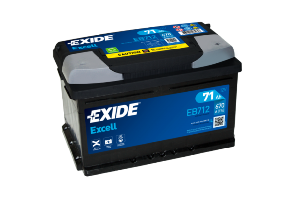Ogłoszenie - Akumulator 71Ah 670A Exide Excell - 359,00 zł