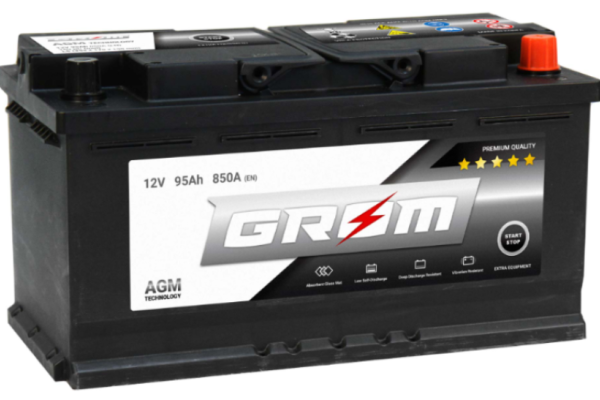 Ogłoszenie - Akumulator 95Ah 850A Grom Agm Start&Stop Prawy Plus - 860,00 zł