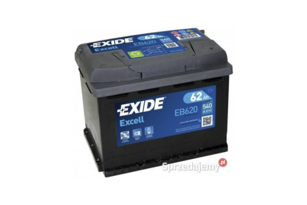 Ogłoszenie - Akumulator 62Ah 540A Exide Excell - Darmowy dowóz i wymiana - Szczecin - 315,00 zł