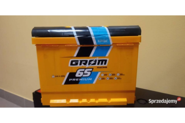 Ogłoszenie - Akumulator 65Ah 650A Grom Racing - Darmowy dowóz i wymiana - Szczecin - 380,00 zł