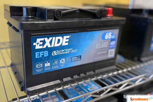 Ogłoszenie - Akumulator 65Ah 650A Exide EFB  - Darmowy dowóz i wymiana - Szczecin - 530,00 zł
