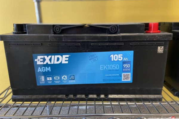 Ogłoszenie - Akumulator 105Ah 950A Exide (EN) AGM  - Darmowy dowóz i wymiana - Szczecin - 940,00 zł