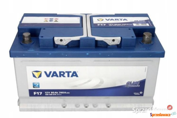 Ogłoszenie - Akumulator 80Ah 740A Varta Blue Dynamic F17  - darmowy dowóz i wymiana - Szczecin - 440,00 zł