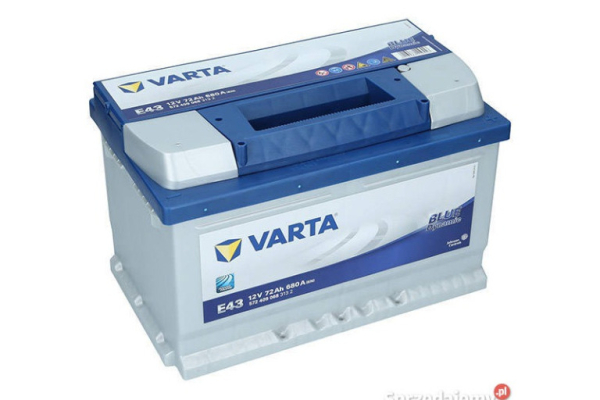 Ogłoszenie - Akumulator 72Ah 680A VARTA Blue Dynamic E43   - darmowy dowóz i wymiana - Szczecin - 400,00 zł