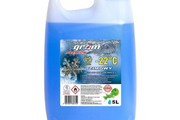 Ogłoszenie - Zimowy płyn do spryskiwaczy 5L -22C Grom Premium - Szczecin - 20,00 zł