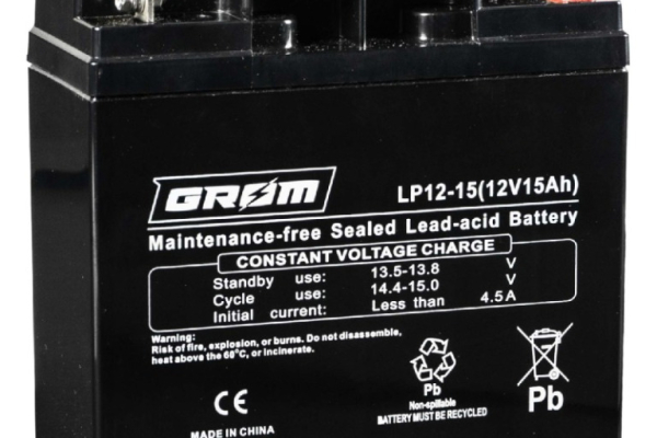 Ogłoszenie - Akumulator 12V 15Ah Grom LP12-15 - Darmowy dowóz i wymiana - Szczecin - 129,00 zł