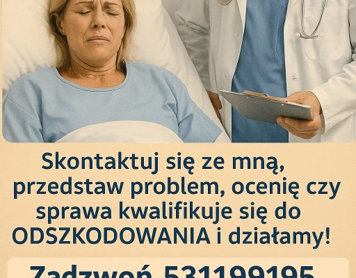 Ogłoszenie - Dochodzenie odszkodowań, dopłaty do odszkodowań. Odszkodowania, zadośćuczynienie. Darmowa analiza sprawy!