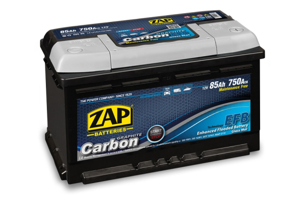 Ogłoszenie - Akumulator ZAP CARBON EFB START&STOP 85Ah 750A – DARMOWY DOWÓZ I WYMIANA - Jastrzębie-Zdrój - 499,00 zł