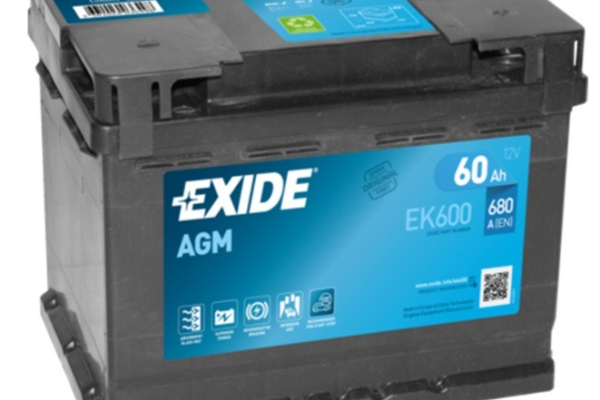 Ogłoszenie - Akumulator EXIDE AGM START&STOP EK600 60Ah 680A - Rumia - 550,00 zł