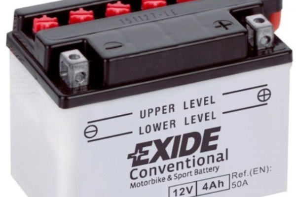 Ogłoszenie - Akumulator motocyklowy EXIDE EB4L-B YB4L-B 12V 4Ah 50A EN P+ - Rumia - 65,00 zł
