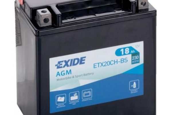 Ogłoszenie - Akumulator motocyklowy EXIDE ETX20CH-BS YTX20CH-BS 12V 18Ah 230A EN L+ - Rumia - 255,00 zł