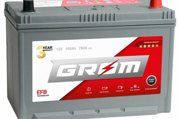 Ogłoszenie - Akumulator GROM EFB START&STOP 100Ah 780A JAPAN Prawy Plus DTR - Rumia - 650,00 zł