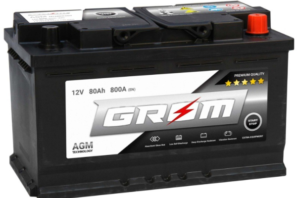 Ogłoszenie - Akumulator GROM AGM START&STOP 80Ah 800A Prawy Plus - Rumia - 730,00 zł