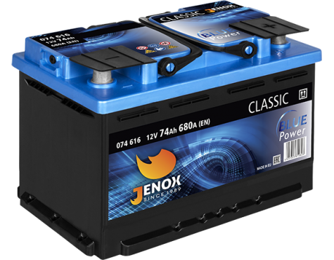 Ogłoszenie - Akumulator 74Ah 680A Jenox Classic (R074616AB) SPECPART TCZEW - Tczew - 400,00 zł