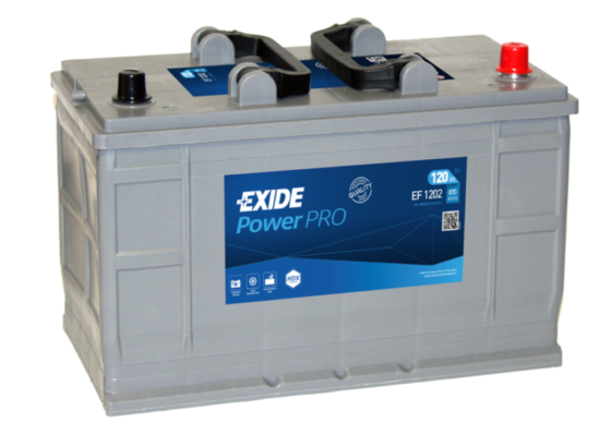 Ogłoszenie - Akumulator Power Pro EF1202 120Ah 870A P+ Exide - Gdańsk - 545,00 zł