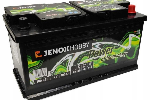 Ogłoszenie - Akumulator 100Ah Jenox Hobby Power SPECPART TCZEW - Tczew - 439,00 zł