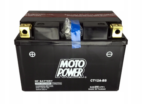 Ogłoszenie - Akumulator CT12A-BS YT12A-BS 12V 10Ah 175A Motopower - Gdańsk - 150,00 zł