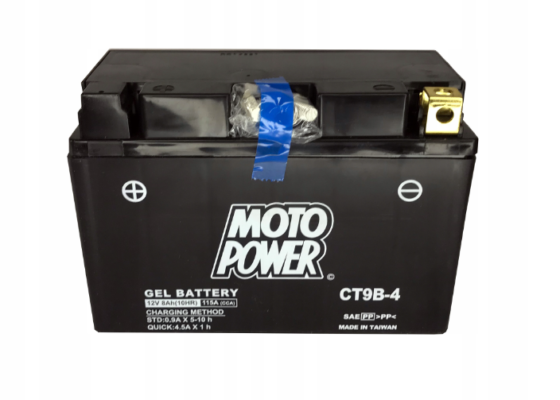 Ogłoszenie - Akumulator CT9B-BS YT9B-BS 12V 8Ah 115A Motopower - Gdańsk - 135,00 zł