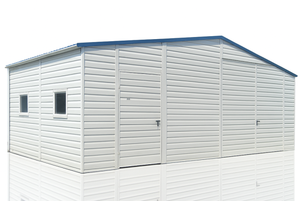 Ogłoszenie - Garaż blaszany/Hala dwuspadowy 9x6m Biały RAL PREMIUM - Kalisz - 34 300,00 zł
