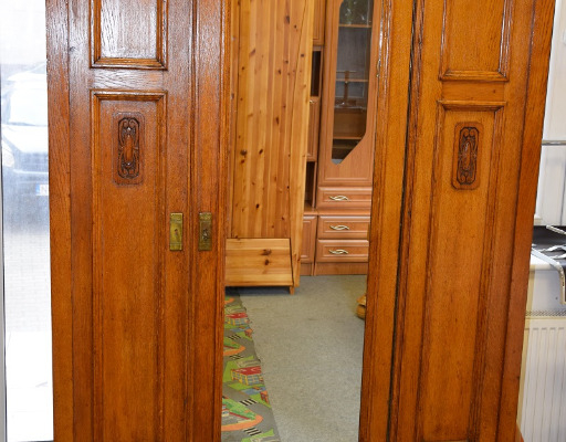 Ogłoszenie - szafa dębowa z lustrem - Olsztyn - 880,00 zł