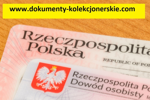 Ogłoszenie - Legalne dokumenty kolekcjonerskie - Paszporty, Dowody, Prawa Jazdy - Katowice - 971,00 zł
