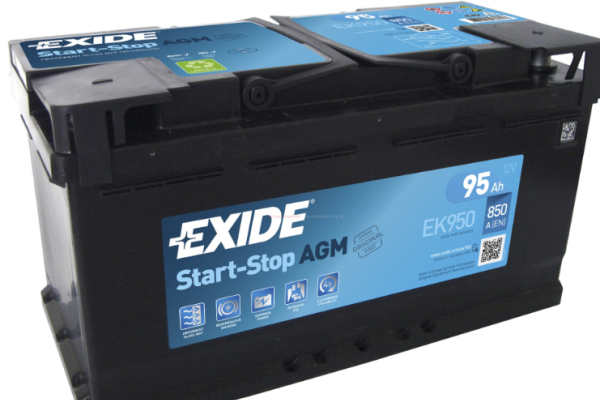 Ogłoszenie - Akumulator 95Ah 850A Exide Agm Start&Stop - Luboń - 830,00 zł