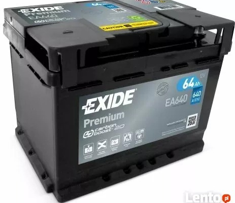 Ogłoszenie - Akumulator 64Ah 640A Exide Premium DARMOWY DOWÓZ !!! - Radom - 338,00 zł