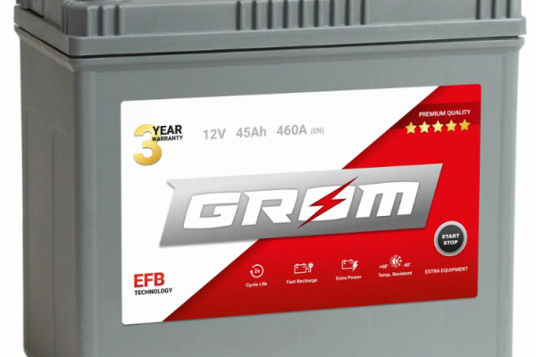 Ogłoszenie - Akumulator 45Ah 460A en Grom Efb Start&Stop Japan L+/P+ - Luboń - 400,00 zł