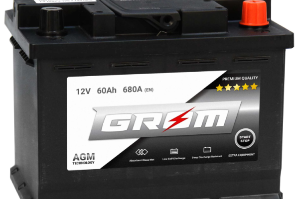 Ogłoszenie - Akumulator 60Ah 680A en Grom Agm Start&Stop - Poznań - 550,00 zł
