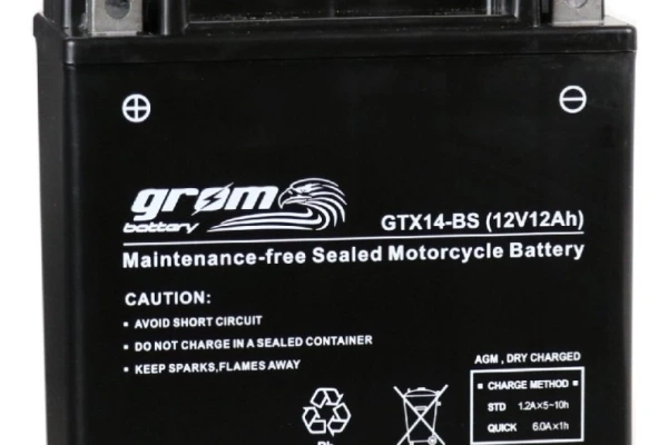 Ogłoszenie - Akumulator 12Ah 200A Grom GTX14-BS - Częstochowa - 205,00 zł