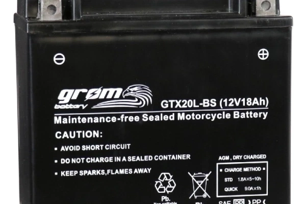 Ogłoszenie - Akumulator 18Ah 270A Grom GTX20L-BS - Częstochowa - 240,00 zł