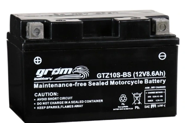 Ogłoszenie - Akumulator 8.6Ah 160A Grom GTZ10S-BS - Częstochowa - 160,00 zł