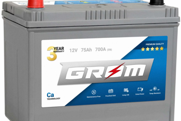 Ogłoszenie - Akumulator 75Ah 700A Grom Premium Japan L/P+ - Luboń - 450,00 zł
