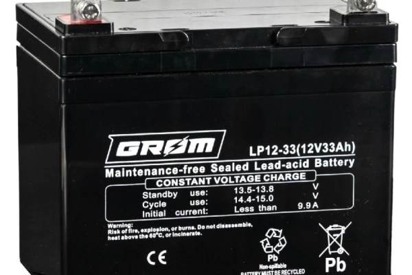 Ogłoszenie - Akumulator żelowy 12V 33Ah GROM LP12-33 - Częstochowa - 230,00 zł