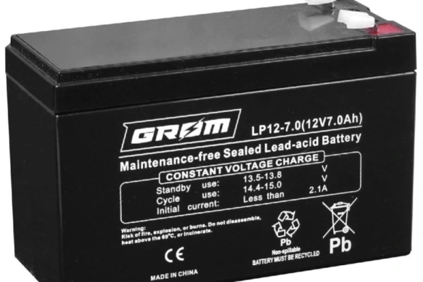 Ogłoszenie - Akumulator żelowy 12V 7Ah GROM LP12-7.0 - Częstochowa - 59,00 zł